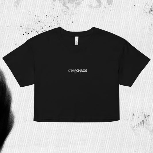 Women’s Black Crop Top | the prologue