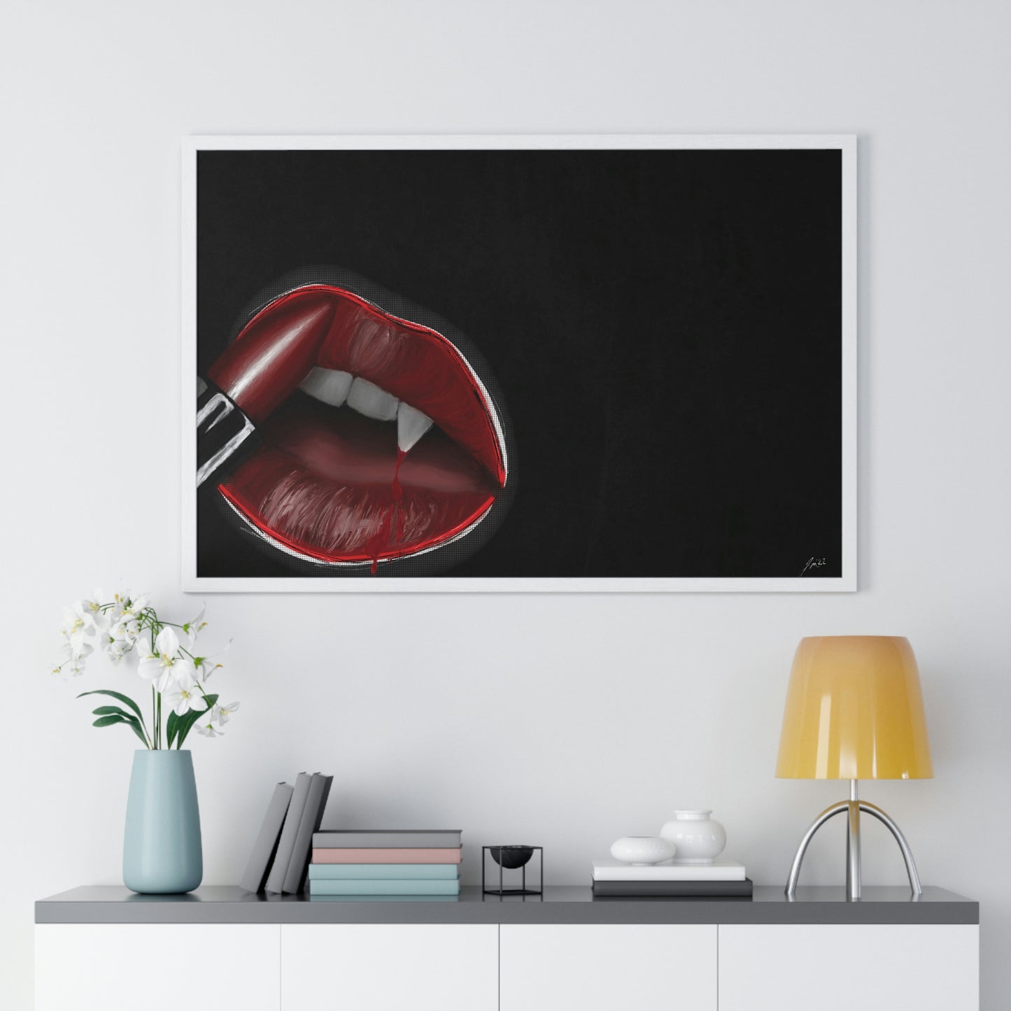 Bite Me - The Misfits | Premium Framed Horizontal Poster