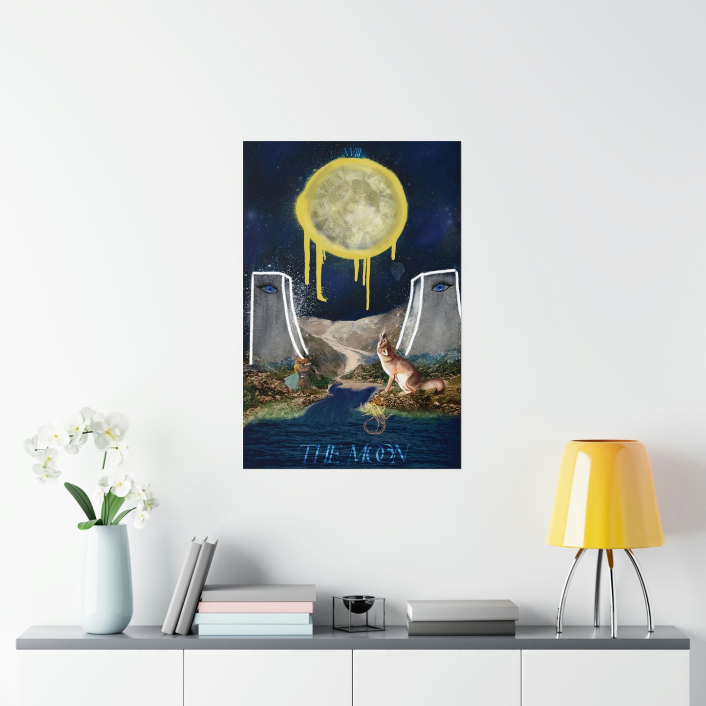 The Moon - The Misfits | Tarot Poster Wall Art