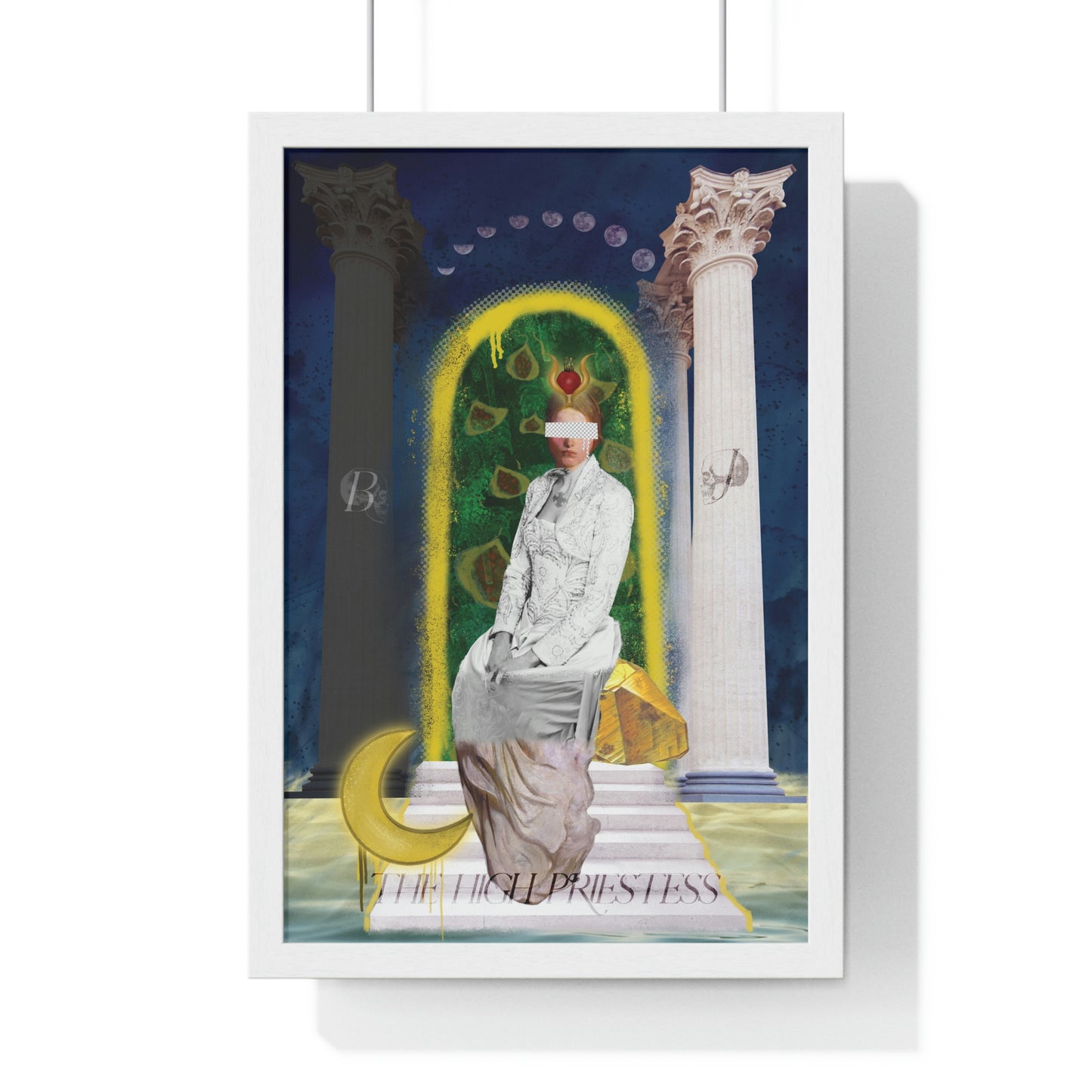 The High Priestess, Tarot - The Misfits | Art Framed Matte Poster Wall Art