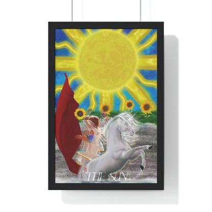 The Sun - The Misfits | Tarot Art Framed Matte Poster Wall Art