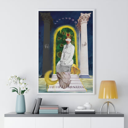 The High Priestess, Tarot - The Misfits | Art Framed Matte Poster Wall Art