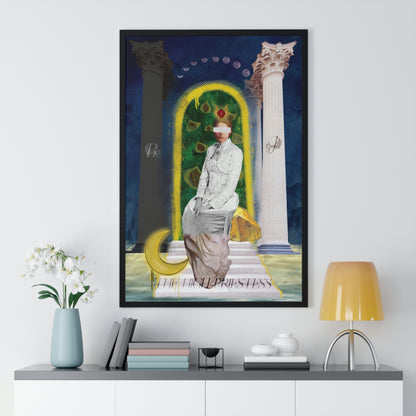 The High Priestess, Tarot - The Misfits | Art Framed Matte Poster Wall Art