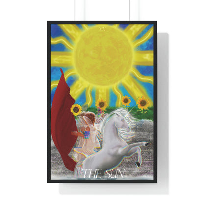 The Sun - The Misfits | Tarot Art Framed Matte Poster Wall Art