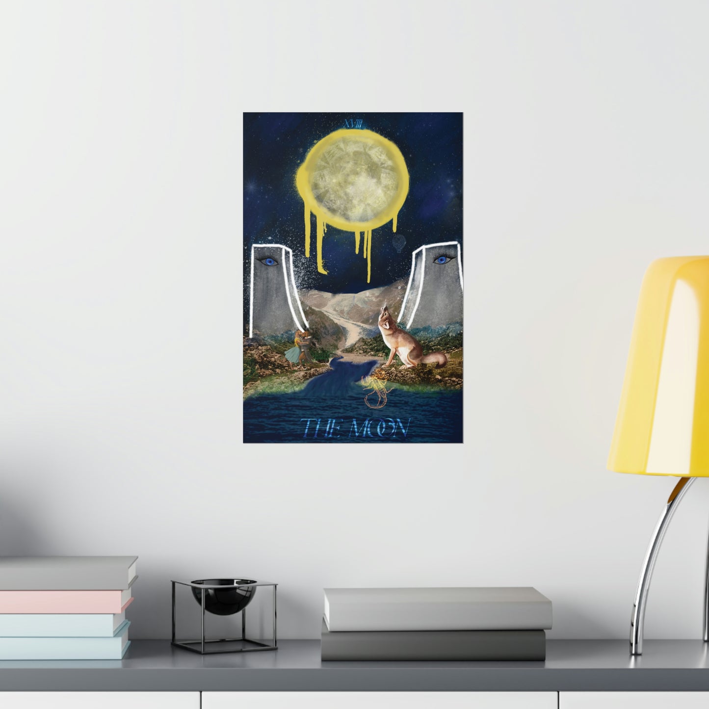 The Moon - The Misfits | Tarot Poster Wall Art