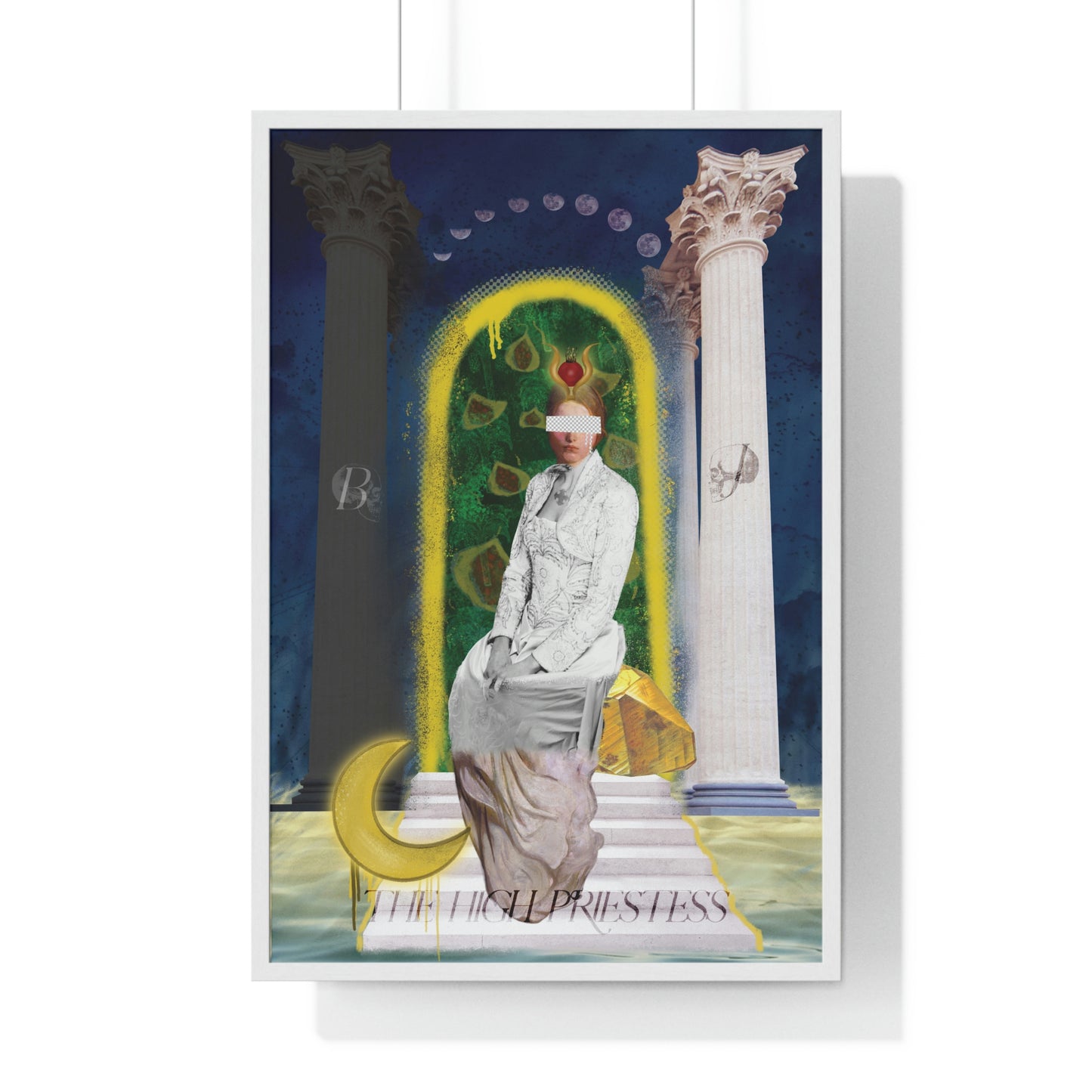 The High Priestess, Tarot - The Misfits | Art Framed Matte Poster Wall Art