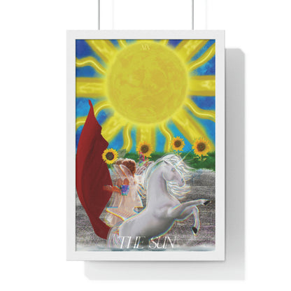 The Sun - The Misfits | Tarot Art Framed Matte Poster Wall Art